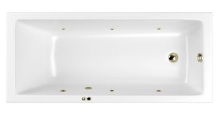 Гидромассажная ванна Whitecross Wave 0101.160080.100.SOFT.BR 160x80см Soft бронза